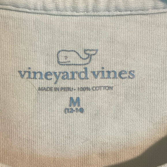 Vineyard Vines girls white short sleeve pocket tee - Picture 3 of 3